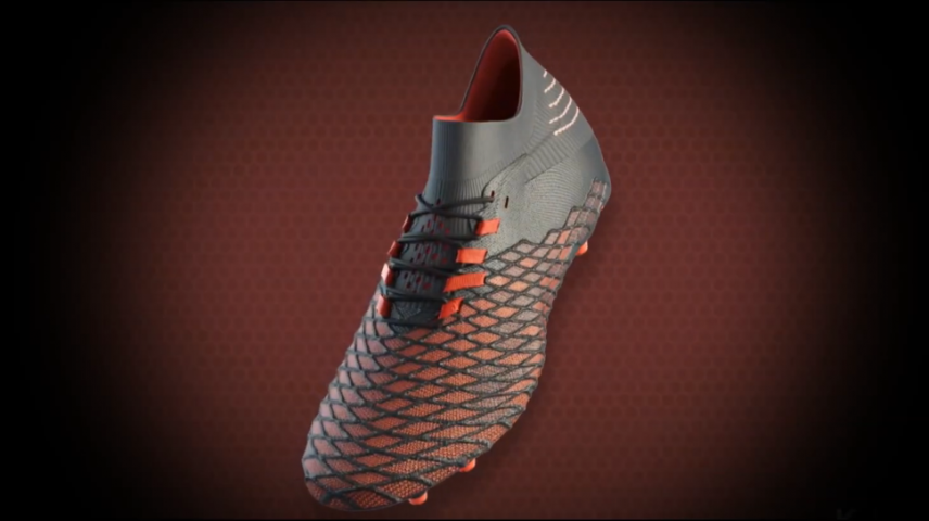 kipsta red football shoes